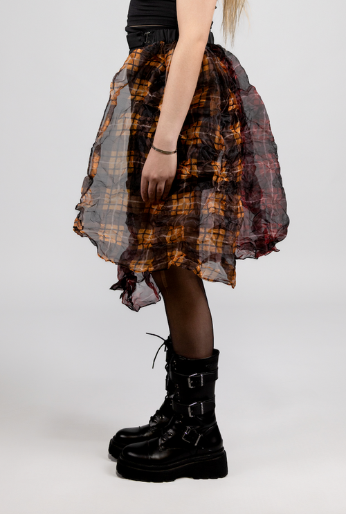 CINTURON ASIMETRICO TARTAN