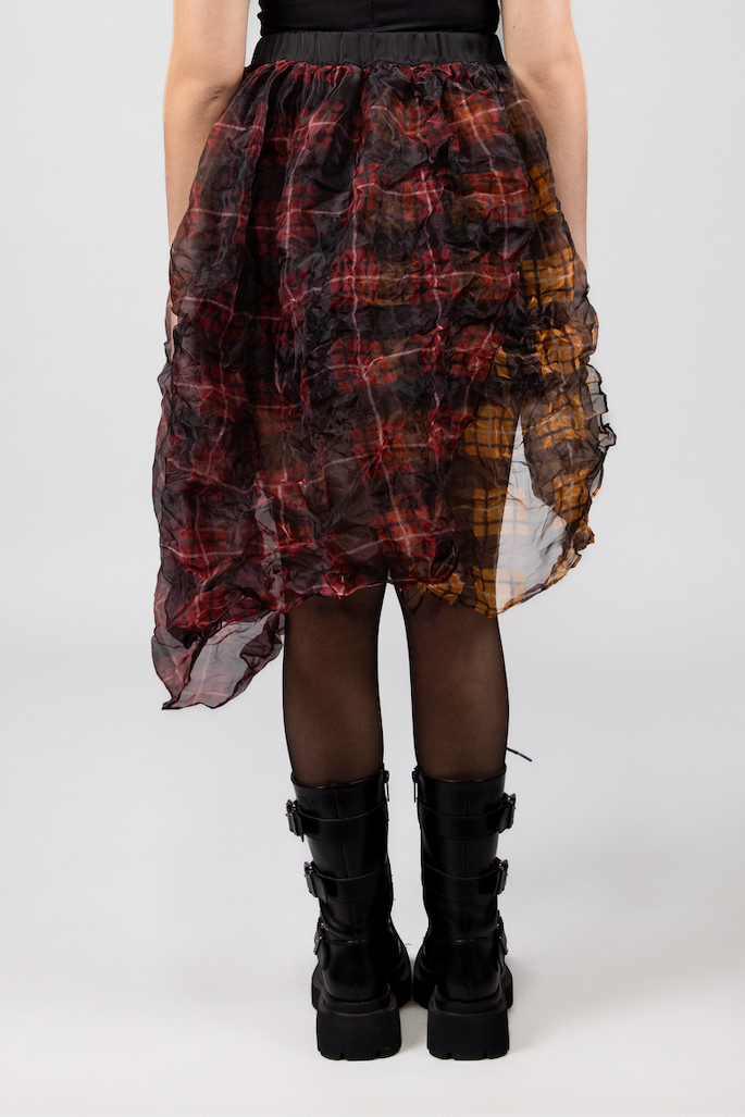 CINTURON ASIMETRICO TARTAN