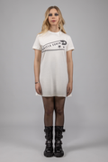 Vestido T-Shirt oversize off white